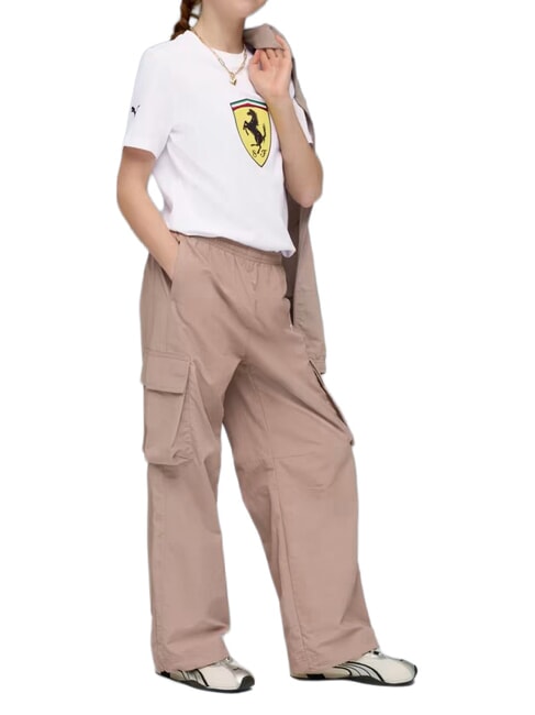 FERRARI Camiseta de algod&oacute;n de manga corta blanco - Camiseta ni&ntilde;o