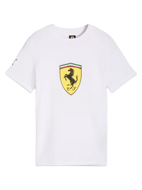 FERRARI Camiseta de algod&oacute;n de manga corta blanco - Camiseta ni&ntilde;o