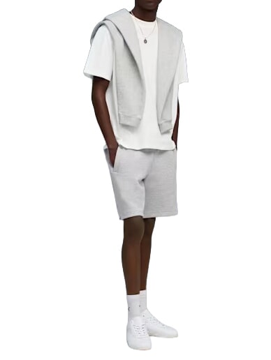 SELECT pantalones cortos de algod&oacute;n brezo gris claro - pantalones para ni&ntilde;os