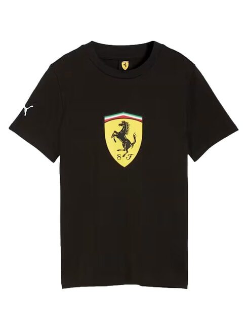 FERRARI Camiseta de algod&oacute;n de manga corta negro - Camiseta ni&ntilde;o