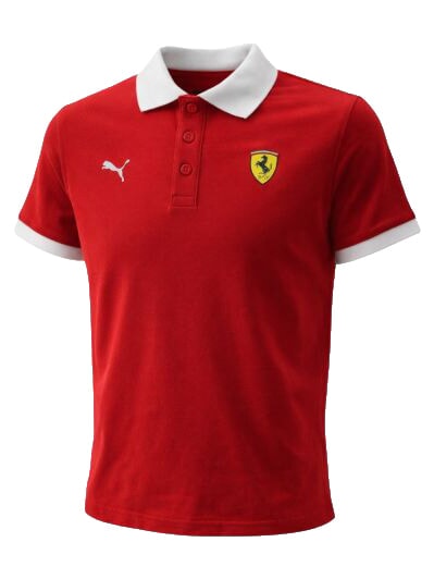 FERRARI RACE Camisa polo de manga corta rojo de carreras - Camiseta ni&ntilde;o