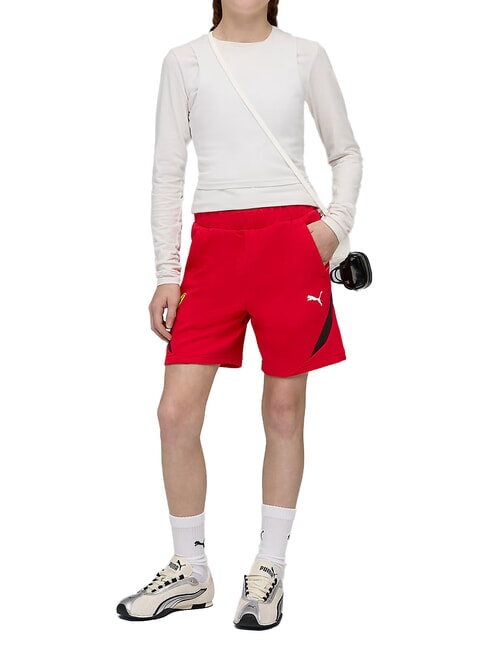 FERRARI Bermudas rojo de carreras - pantalones para ni&ntilde;os