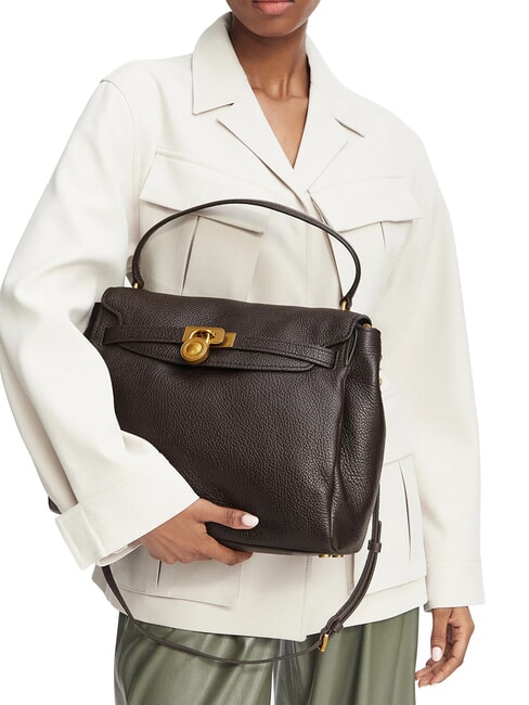 HAMILTON MODERNE Bolso de mano con correa para el hombro. chocolate - Bolsos Mujer