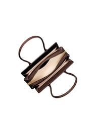 MICHAEL KORS LAILA Bolso de hombro de piel chocolate - Bolsos Mujer - 4
