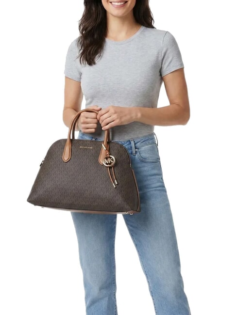 FREDDIE L Bolso de mano con correa para el hombro. marr&oacute;n/bellota - Bolsos Mujer