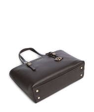 MICHAEL KORS QUINN Bolsa de compras mediana de piel chocolate - Bolsos Mujer - 4