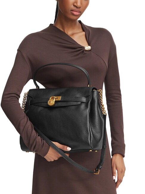 HAMILTON MODERNE Bolso de mano con correa para el hombro. negro - Bolsos Mujer