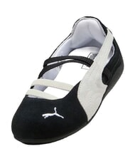 PUMA SPEEDCAT BALLET SD PS bailarinas blanco-negro-blanco c&aacute;lido - Zapatos de beb&eacute; - 4