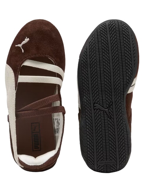 SPEEDCAT BALLET SD PS bailarinas marr&oacute;n casta&ntilde;o-blanco c&aacute;lido - Zapatos de beb&eacute;