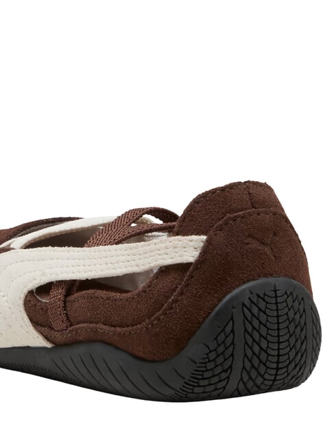 SPEEDCAT BALLET SD PS bailarinas marr&oacute;n casta&ntilde;o-blanco c&aacute;lido - Zapatos de beb&eacute;