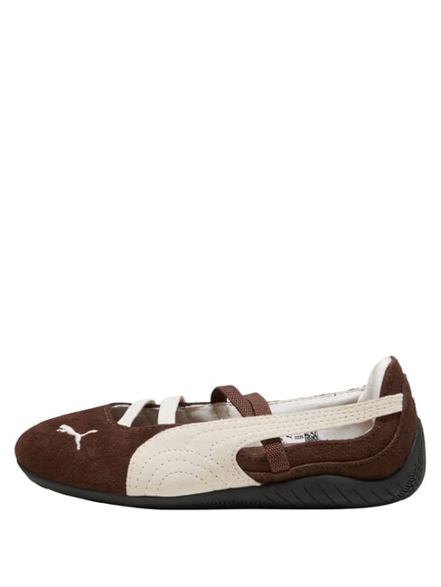 SPEEDCAT BALLET SD PS bailarinas marr&oacute;n casta&ntilde;o-blanco c&aacute;lido - Zapatos de beb&eacute;