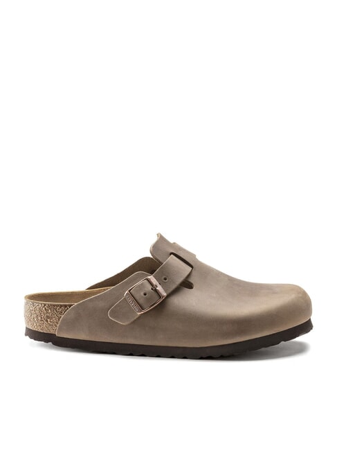 BOSTON Sandalias unisex de cuero tabaco marr&oacute;n - Zapatos unisex