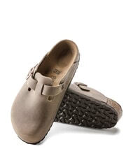 BIRKENSTOCK BOSTON Sandalias unisex de cuero tabaco marr&oacute;n - Zapatos unisex - 4