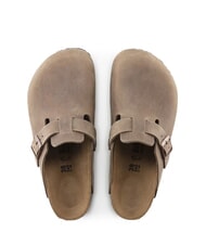 BIRKENSTOCK BOSTON Sandalias unisex de cuero tabaco marr&oacute;n - Zapatos unisex - 3