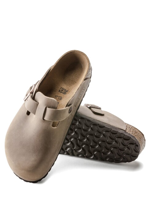 BOSTON Sandalias unisex de cuero tabaco marr&oacute;n - Zapatos unisex
