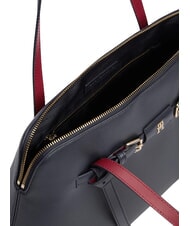 TOMMY HILFIGER TH BUCKLE bolso de hombro espacio azul - Bolsos Mujer - 4