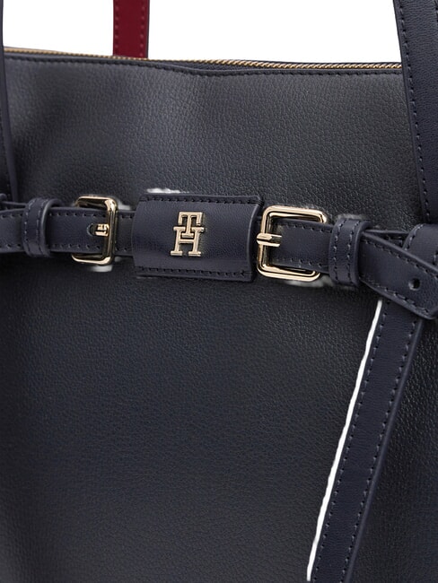 TH BUCKLE bolso de hombro espacio azul - Bolsos Mujer