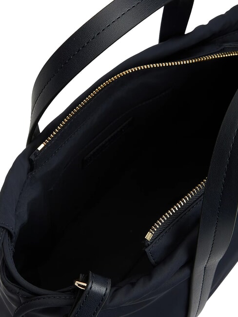 TH SOFT NYLON Bolso de mano con correa para el hombro. espacio azul - Bolsos Mujer