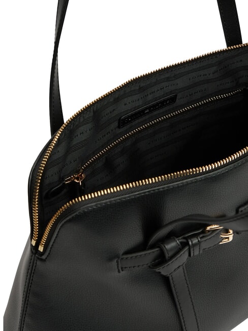 TH BUCKLE bolso de hombro negro - Bolsos Mujer