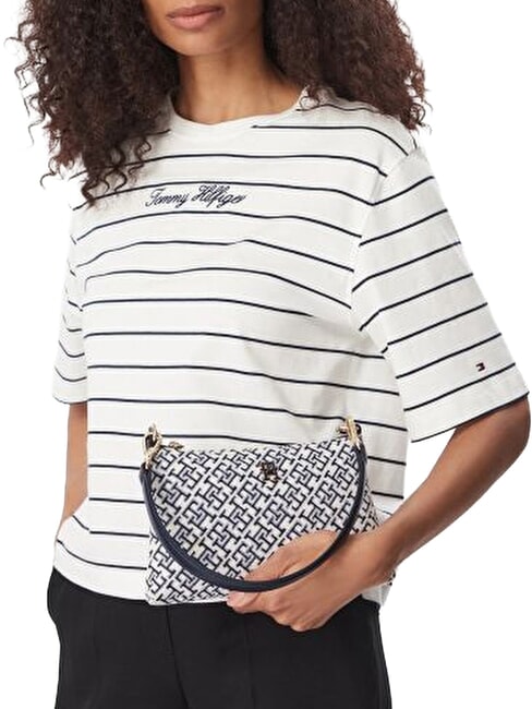 TH JACQUARD Bolso de hombro espacio azul - Bolsos Mujer