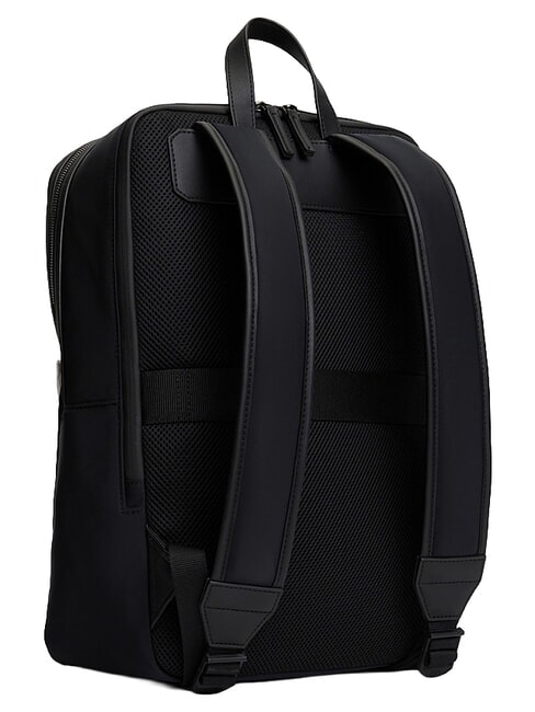 TH NYLON Mochila con bolsillo frontal negro - Mochilas Escuela & Tiempo Libre