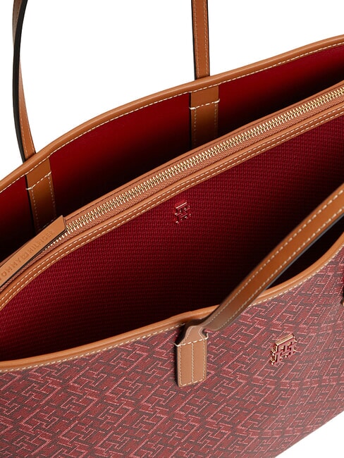 TH MONOPLAY Bolsa de la compra mezcla roja de oto&ntilde;o - Bolsos Mujer