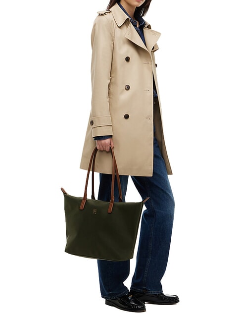 POPETTE Bolsa de la compra aceituna oscura - Bolsos Mujer