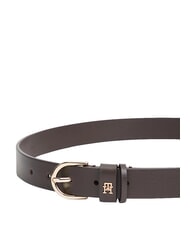 TOMMY HILFIGER ESSENTIAL EFFORTLESS Cintur&oacute;n de piel fabricado en Italia. - Cinturones
