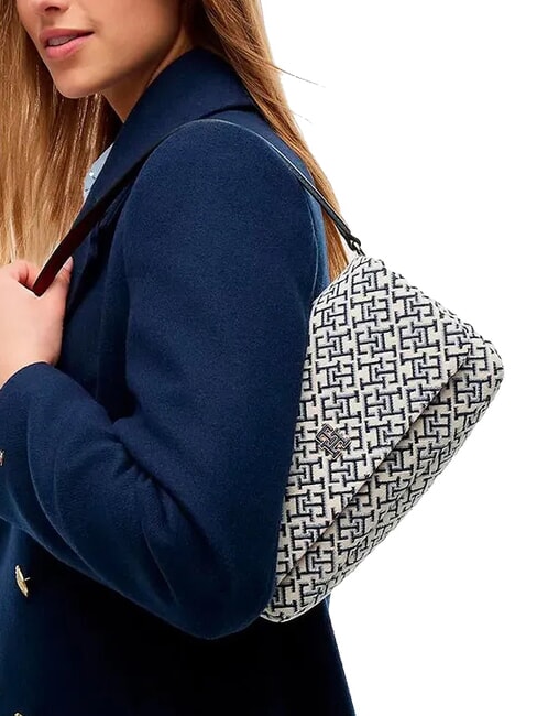 TH JACQUARD Bolso de hombro espacio azul - Bolsos Mujer