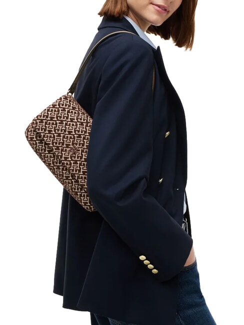 TH JACQUARD Bolso de hombro musgo de la tundra - Bolsos Mujer