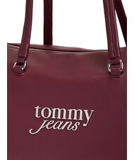 TOMMY HILFIGER TJW BOLD SCRIPT bolso de hombro marr&oacute;n palo de rosa - Bolsos Mujer - 4
