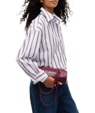 TOMMY HILFIGER TJW BOLD SCRIPT Bolso de hombro con doble asa. marr&oacute;n palo de rosa - Bolsos Mujer - 2