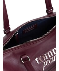 TOMMY HILFIGER TJW BOLD SCRIPT Bolso de hombro con doble asa. marr&oacute;n palo de rosa - Bolsos Mujer - 5