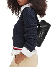 TOMMY HILFIGER TJW BOLD SCRIPT Bolso de hombro con doble asa. negro - Bolsos Mujer - 2