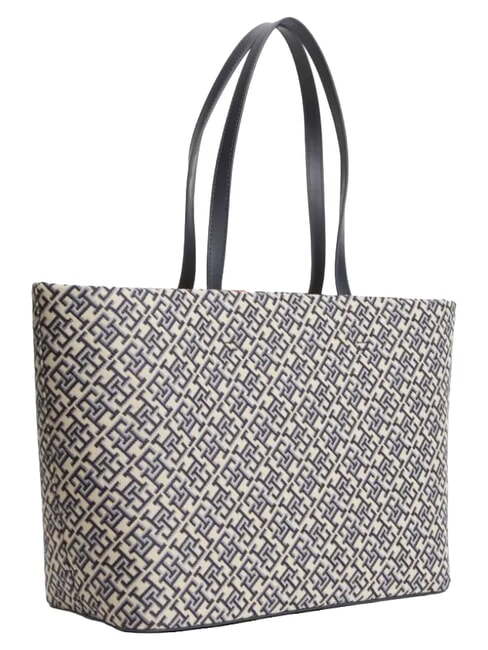 TH JACQUARD bolso de hombro espacio azul - Bolsos Mujer