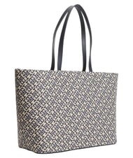 TOMMY HILFIGER TH JACQUARD bolso de hombro espacio azul - Bolsos Mujer - 3