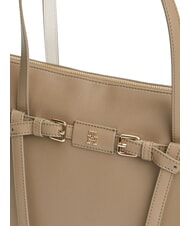 TOMMY HILFIGER TH BUCKLE bolso de hombro musgo de la tundra - Bolsos Mujer - 4