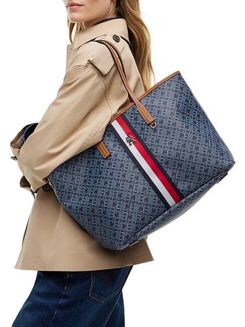 TH MONOPLAY Bolso de mano con correa para el hombro. espacio azul - Bolsos Mujer