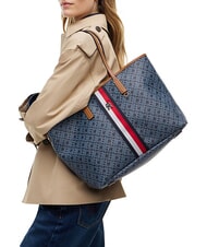 TOMMY HILFIGER TH MONOPLAY Bolso de mano con correa para el hombro. espacio azul - Bolsos Mujer - 2