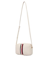 TOMMY HILFIGER TH CORP Mini bolso de hombro para c&aacute;mara crema suave - Bolsos Mujer - 4