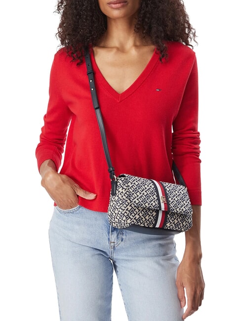TH JACQUARD Bolso de hombro espacio azul - Bolsos Mujer