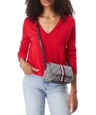 TOMMY HILFIGER TH JACQUARD Bolso de hombro espacio azul - Bolsos Mujer - 2