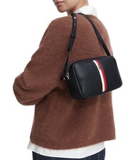 TOMMY HILFIGER TH CORP Mini bolso de hombro para c&aacute;mara espacio azul - Bolsos Mujer - 2