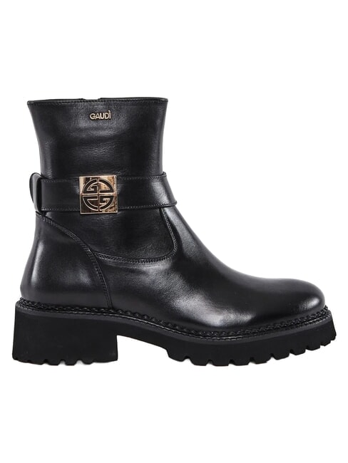 LESLEY Botines de piel NEGRO - Zapatos Mujer
