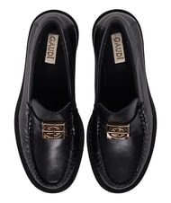 GAUD&Igrave; LUDMILLA mocasines de cuero NEGRO - Zapatos Mujer - 4