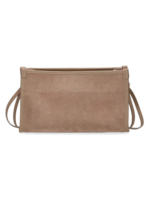 DIVA SCAMOSCIATO Bolso de hombro mocaccino - Bolsos Mujer