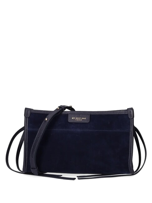 DIVA SCAMOSCIATO Bolso de hombro blue navy - Bolsos Mujer