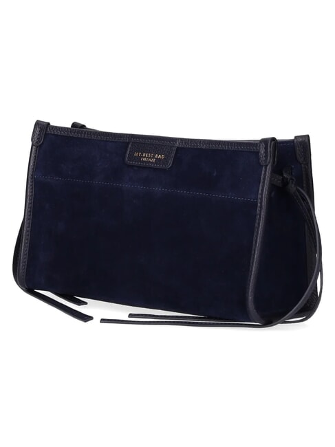 DIVA SCAMOSCIATO Bolso de hombro blue navy - Bolsos Mujer