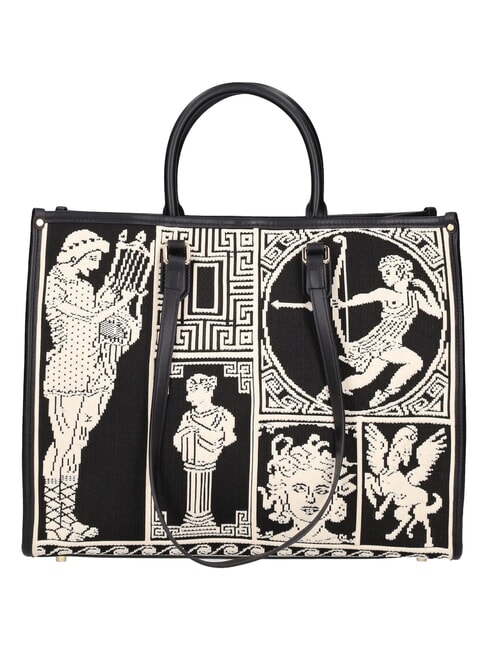 ATENA AGORA Bolsa de triple portabilidad black/white - Bolsos Mujer