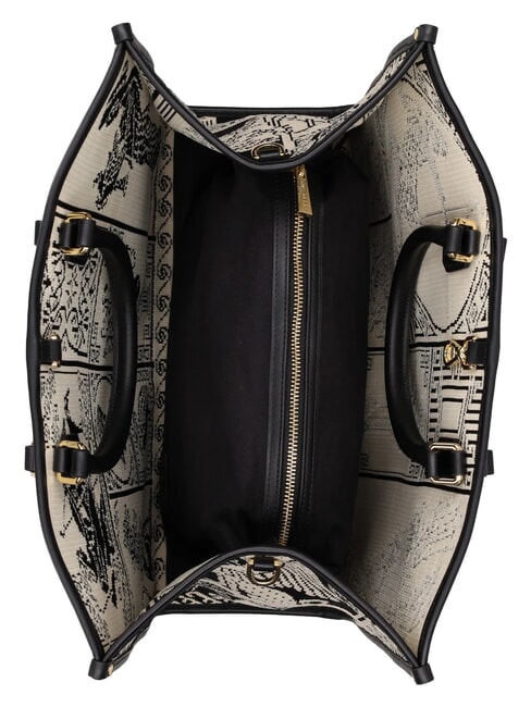 ATENA AGORA Bolsa de triple portabilidad black/white - Bolsos Mujer